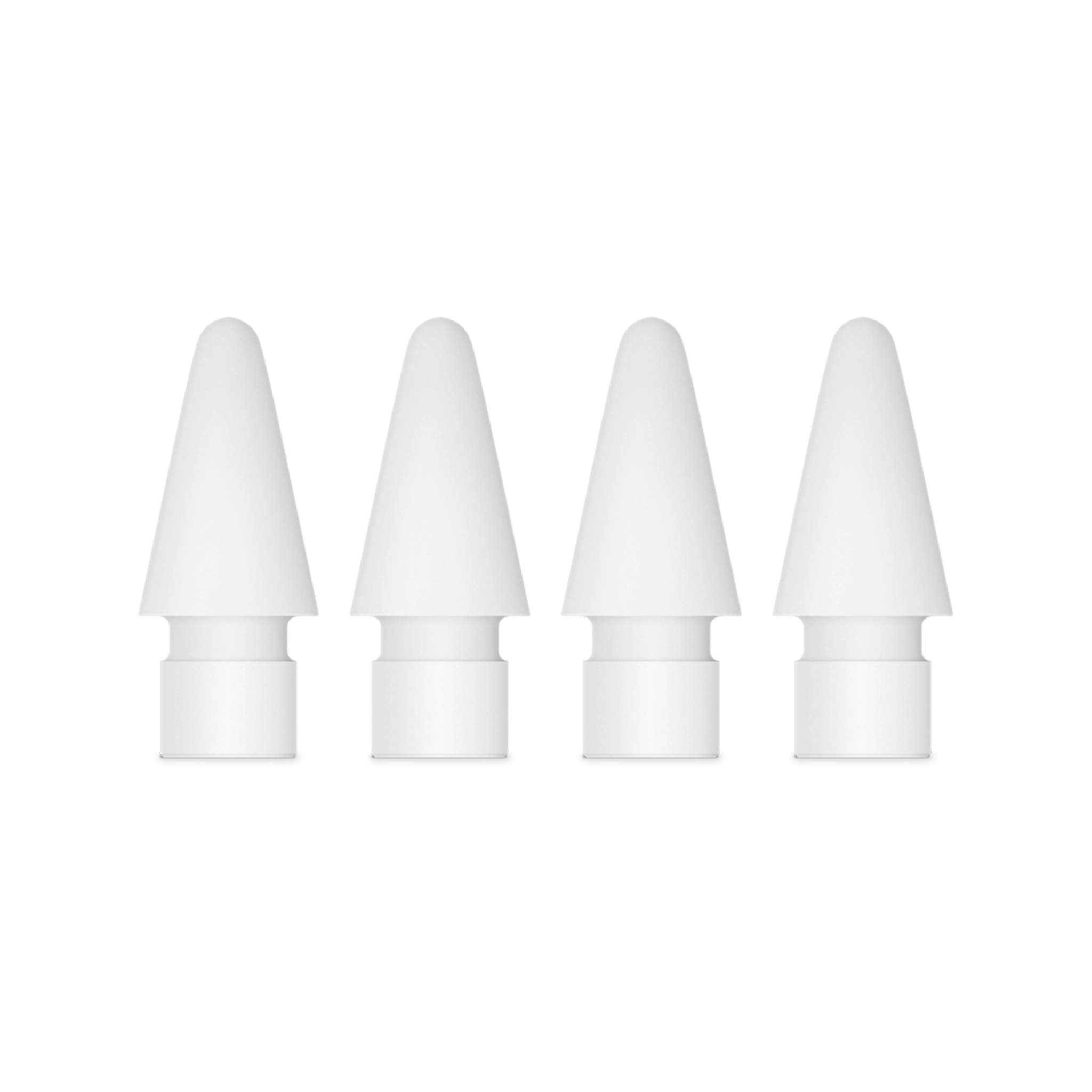 pencil-tips-4- نمای تکی و نزدیک از نوک جایگزین قلم لمسی اپل پنسل به رنگ سفید